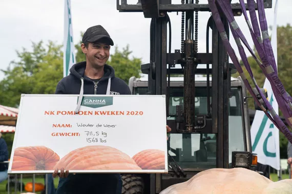 Record aantal deelnemers NK Pompoen kweken 2020!